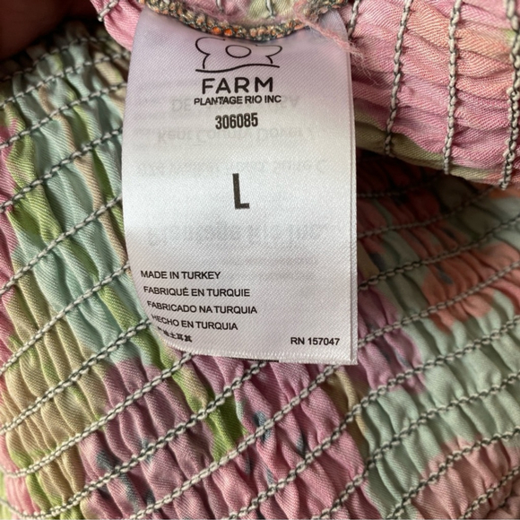 Farm Rio Sweet Forest Long Sleeve Mini Dress - L - Picture 13 of 15